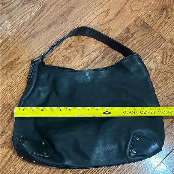 Cole Haan black leather hobo bag - Picture 6 of 9